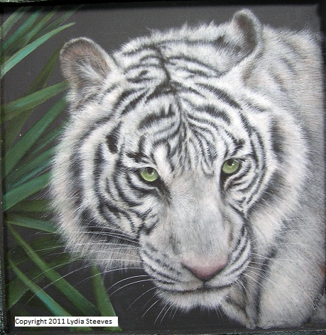 White Tiger Acrylic e-Packet